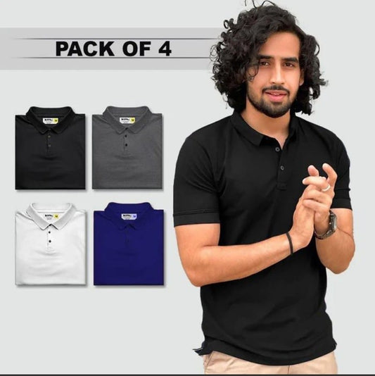 Pack Of 4 Polo Tshirt