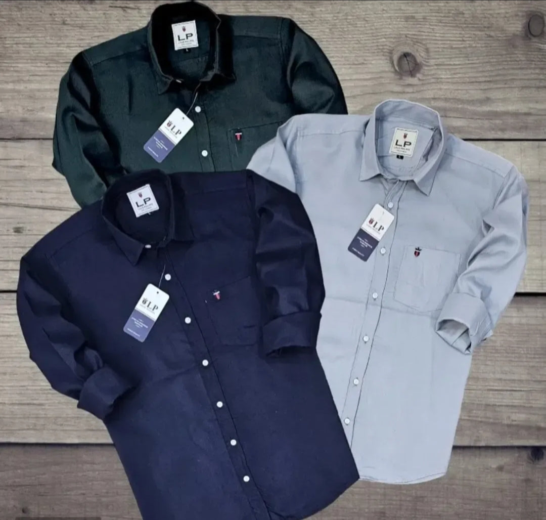 Combo 3 Pc Cotton Shirts For Mens