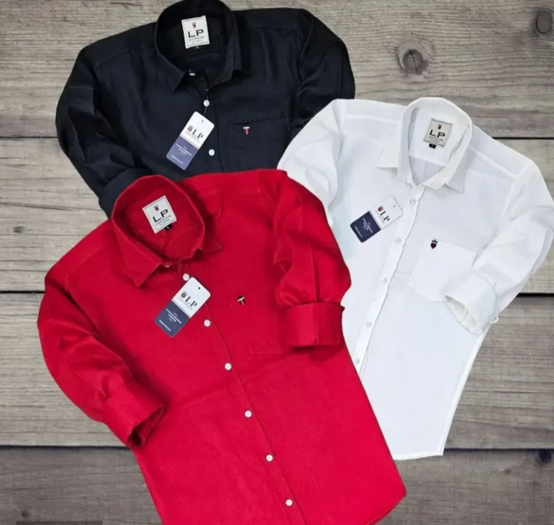 Combo 3 Pc Cotton Shirts For Mens