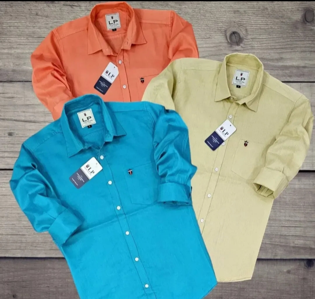 Combo 3 Pc Cotton Shirts For Mens