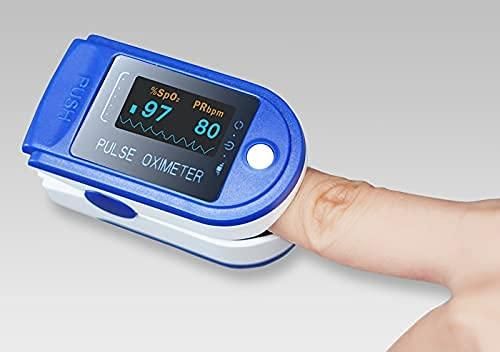 Oximeter-Finger Pulse Oxygen Meter with Audio Visual Alarm and Respiratory Rate