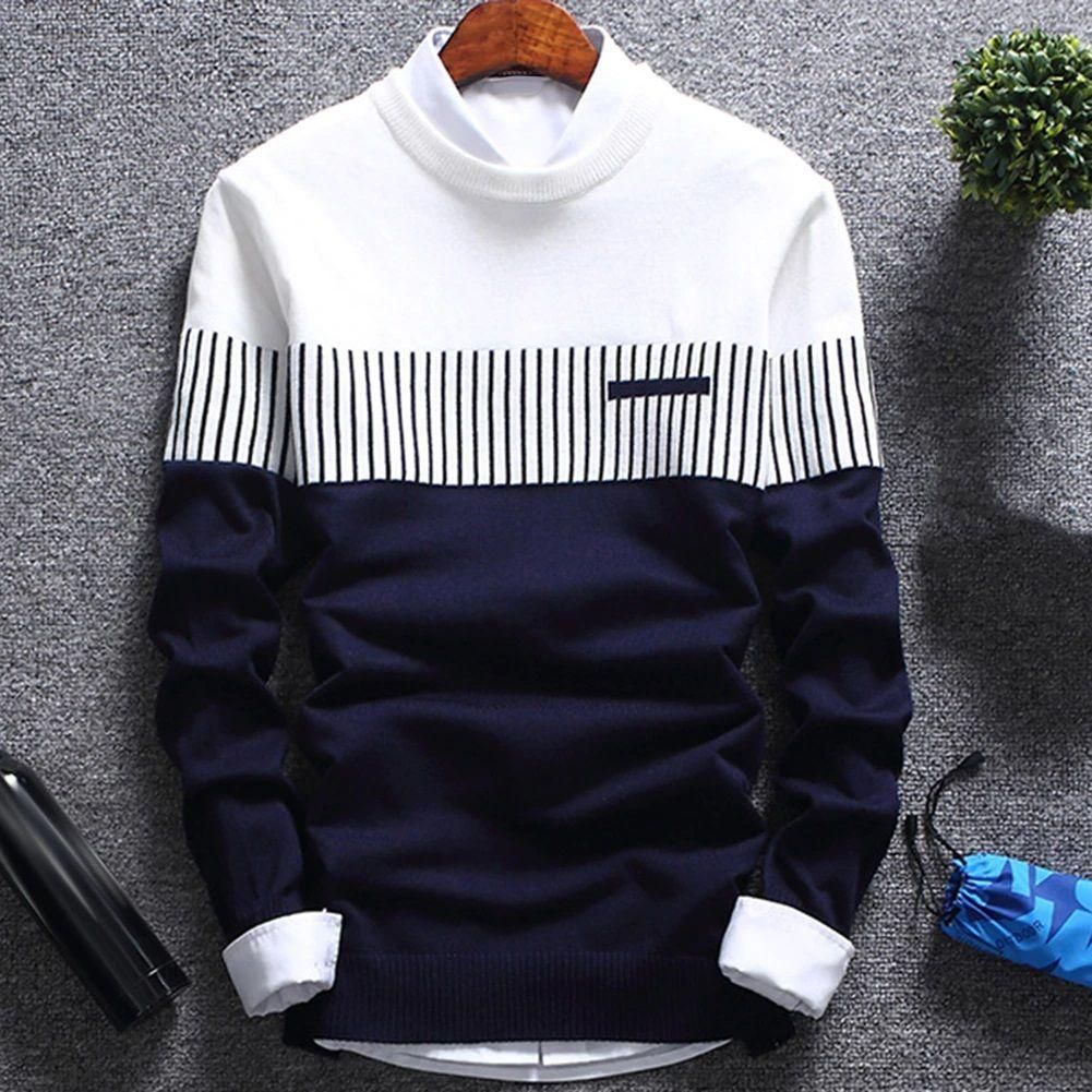 Cotton Blend Color Block Full Sleeves T-Shirts