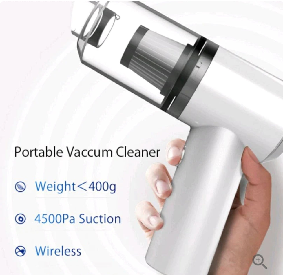 2 in 1 Vacuum Cleaner-Handheld Vacuum Car Cleaner Air Duster Wireless Rechargeable Home