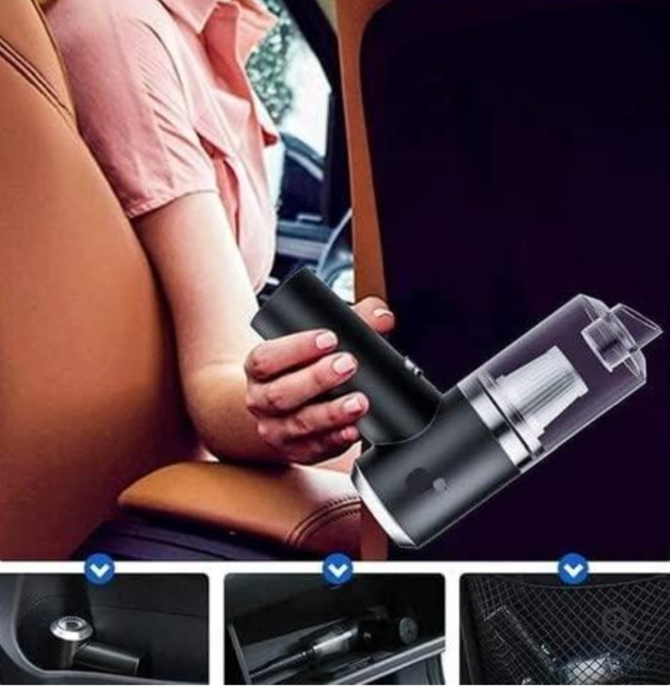 2 in 1 Vacuum Cleaner-Handheld Vacuum Car Cleaner Air Duster Wireless Rechargeable Home